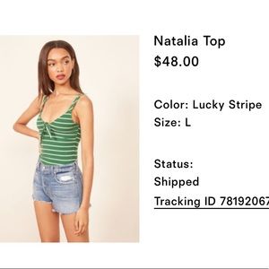 Reformation Natalia Top